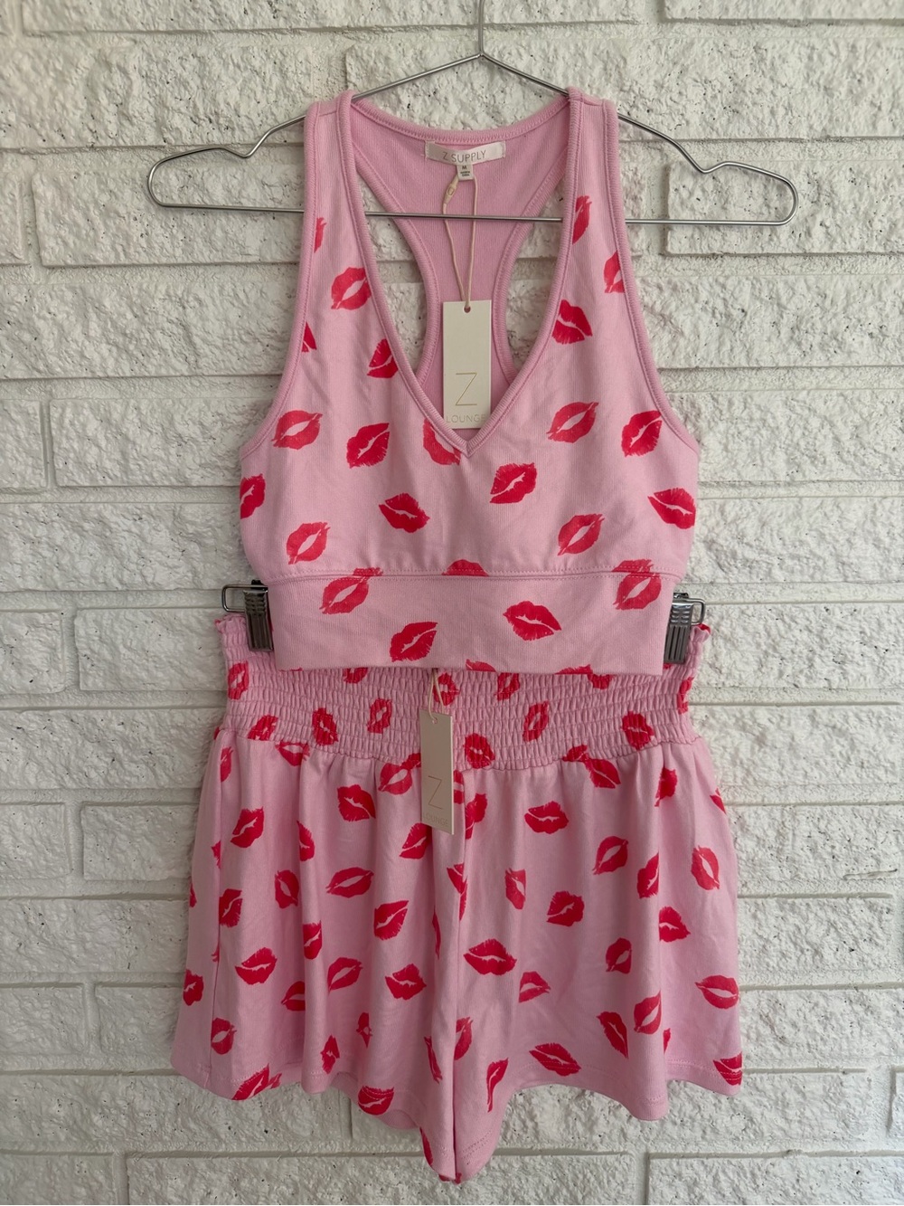 Z Supply 2 Piece Soft Kisses Pajama Set